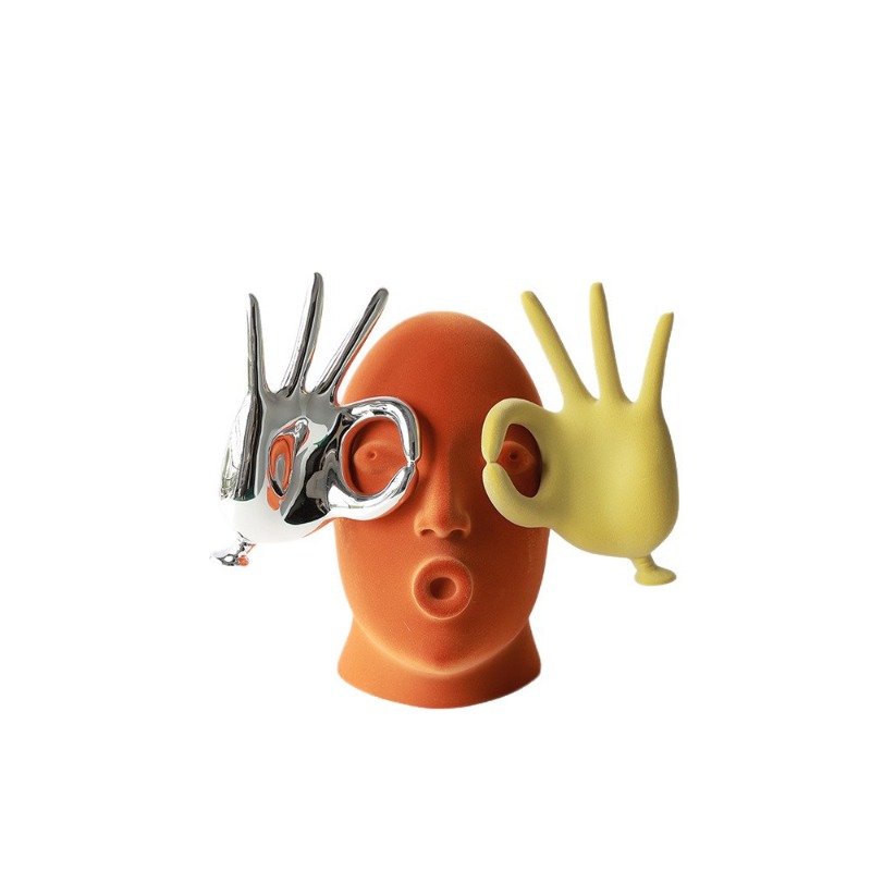 Ok Lighting Decor - Abstrakte Skulptur, Kunstobjekt für die Heimdekoration,