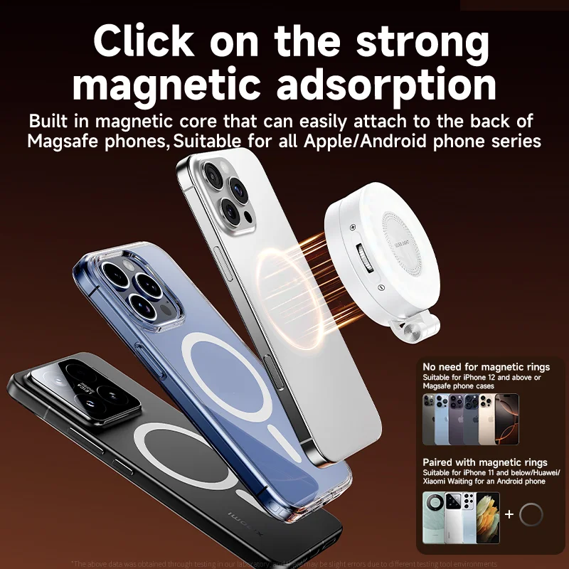 Lighting Gallery - LED Selfie Fülllicht für Magsafe Telefon,