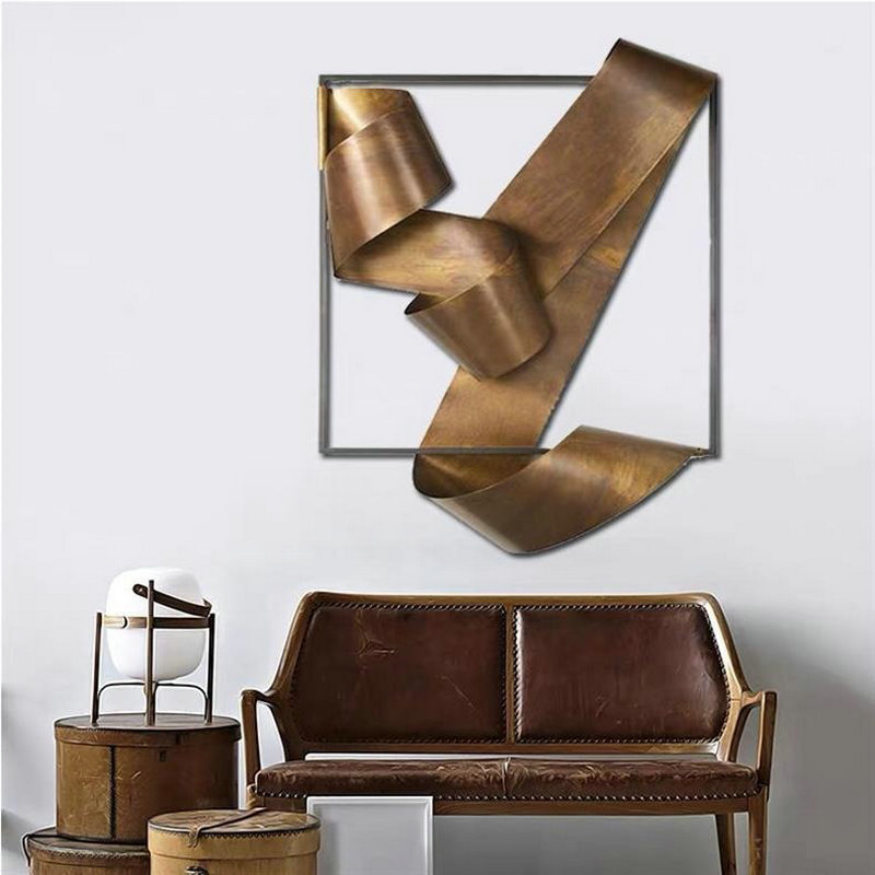 Lighting Metal Wall Decor - Kreative Bandkunst-Wanddekorationen, Wandbehang für den Wohnzimmereingang,
