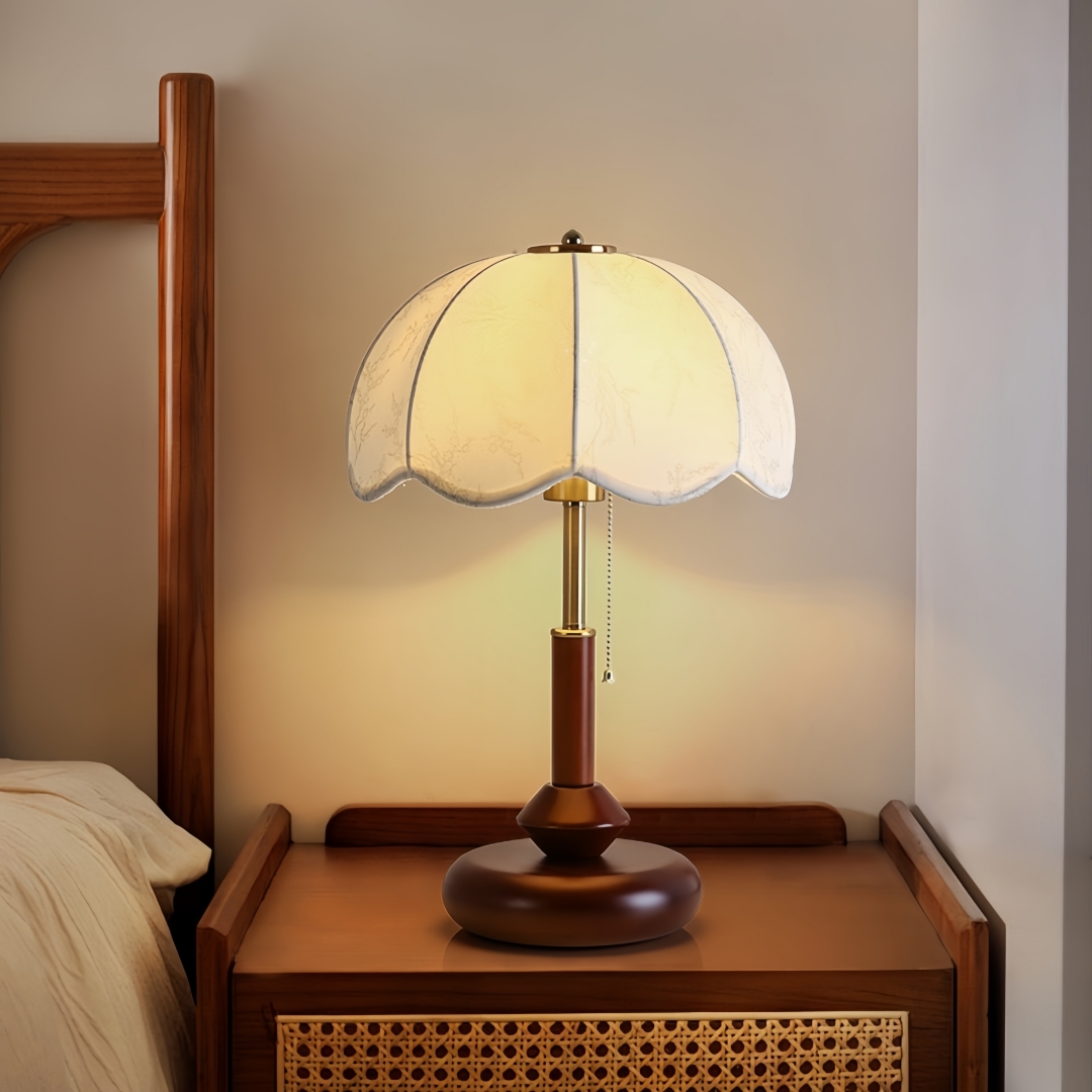 Room Lighting Bedroom Decor - Vintage gewölbte Kuppel-Tischlampe für Schlafzimmer, Nachttisch,