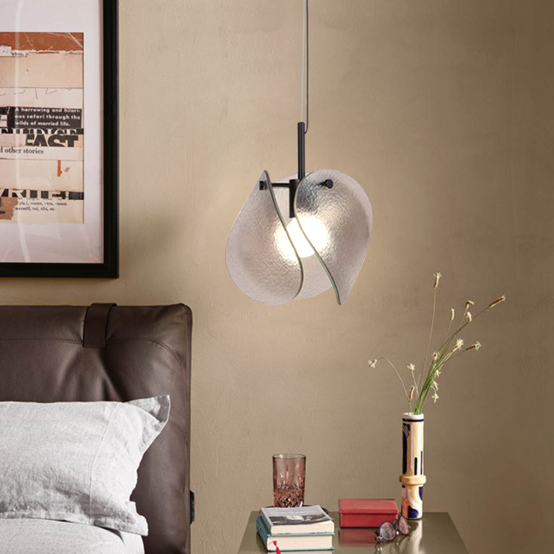 Lighting Metal Wall Decor - Retro Kreative Glas-LED-Pendelleuchte Kronleuchter Hängelampe für