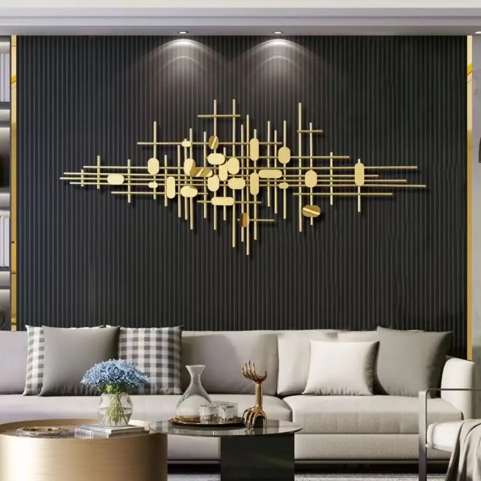Lighting Metal Wall Decor - Nordic Licht Luxus Wand Dekorationen Wohnzimmer