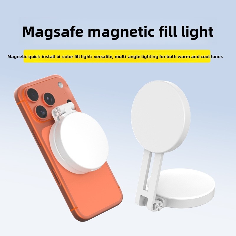 Lighting Gallery - Magsafe Handy LED-Ringlicht Tragbares Zweifarbiges Dimmbares