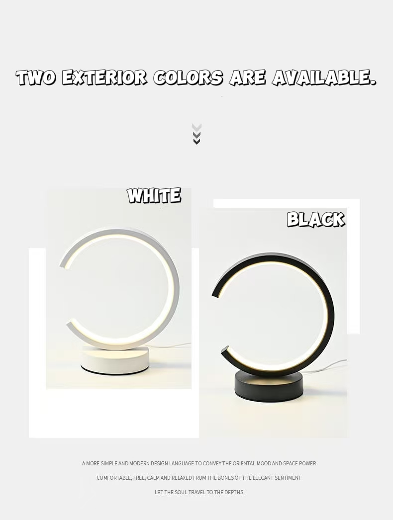Room Lighting Bedroom Decor - 20CM LED Einfache Rund Ring Tisch