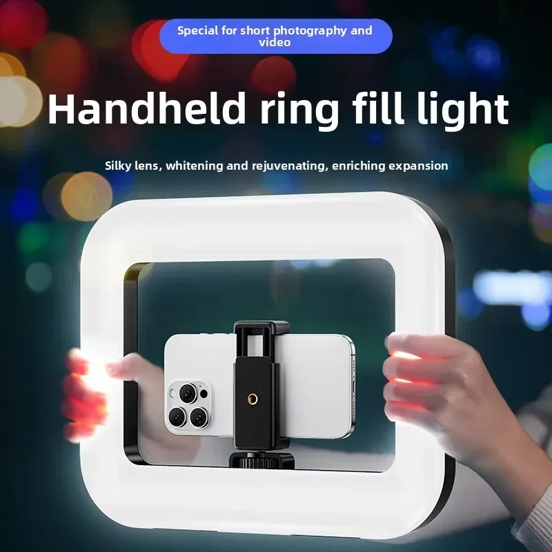 Lighting Gallery - Tragbare Handheld-Ring-LED-Leuchte Neue Kaninchenkäfig-Beleuchtung Fotografie-Lampe für