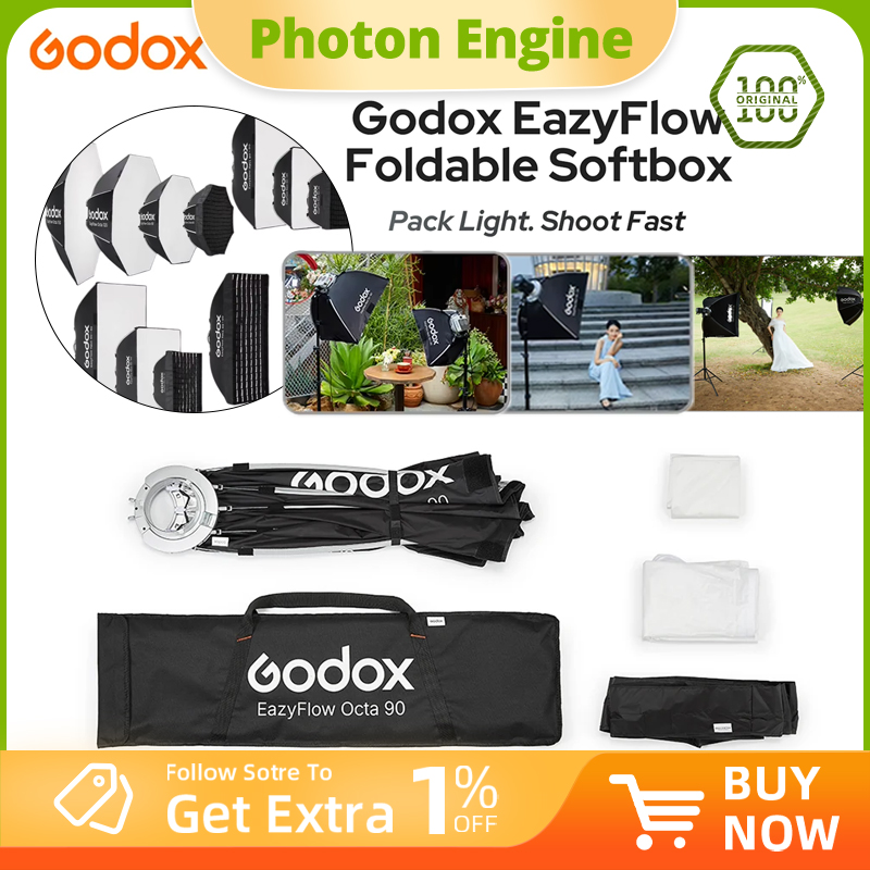 Lighting Gallery - Godox EazyFlow Serie Faltbare Softbox mit