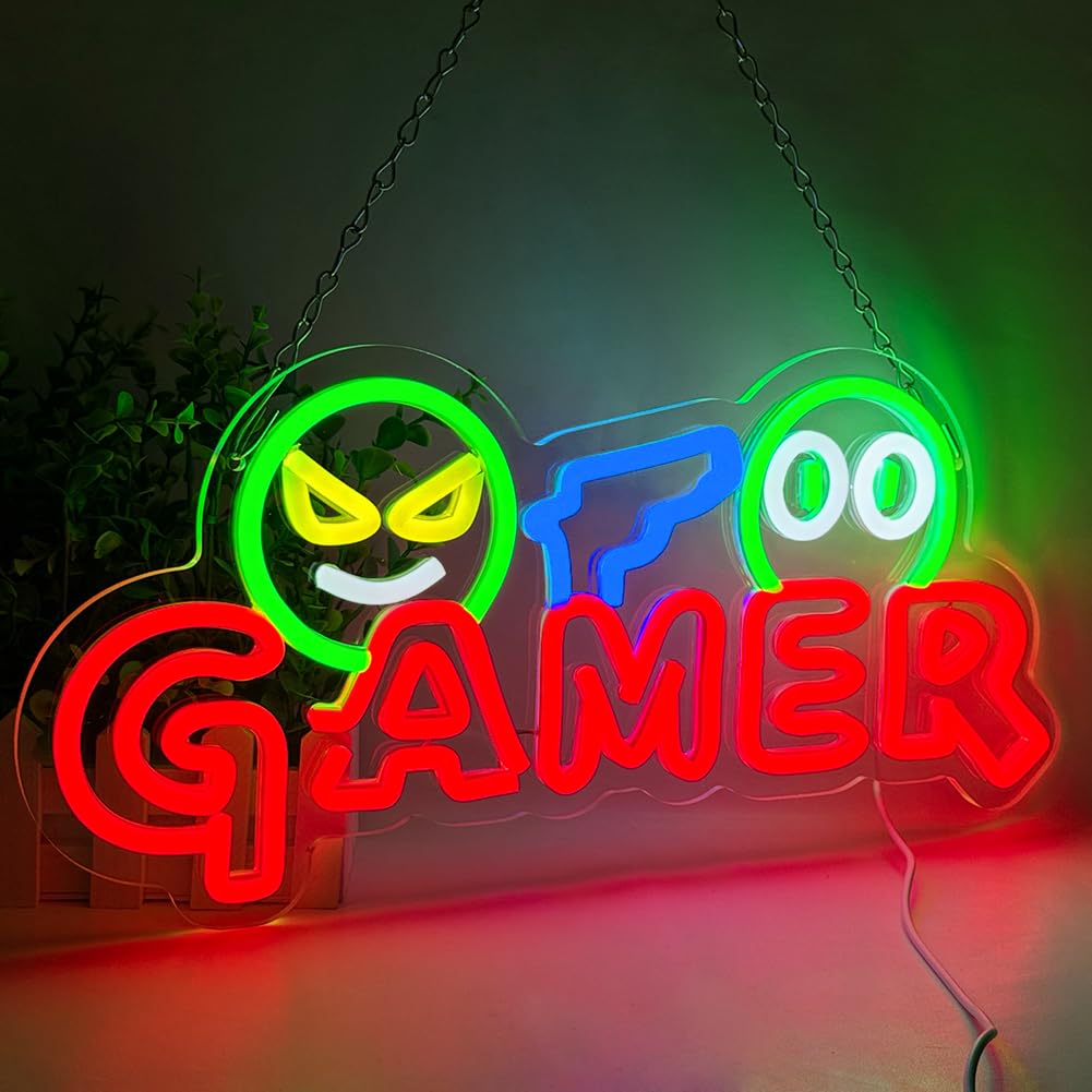 Gamer Neon-Schild LED-Wandleuc – Wedding Lighting And Decor Bewertung und Preis
