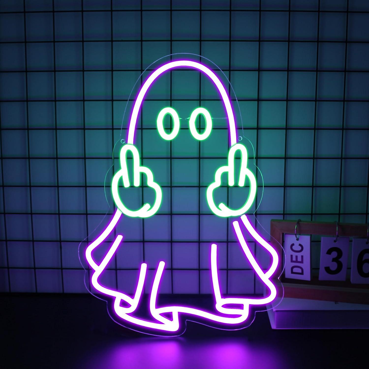Geister-Neonschild USB-Betrieb – Room Lighting Bedroom Decor Bewertung und Preis