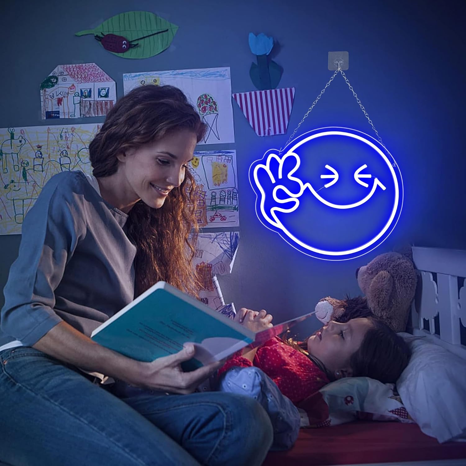 Emoji Smile OK Neonschild, USB – Ok Lighting Decor Bewertung und Preis