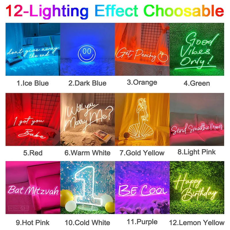Individuelle LED-Neonschilder  – Wedding Lighting And Decor Bewertung und Preis