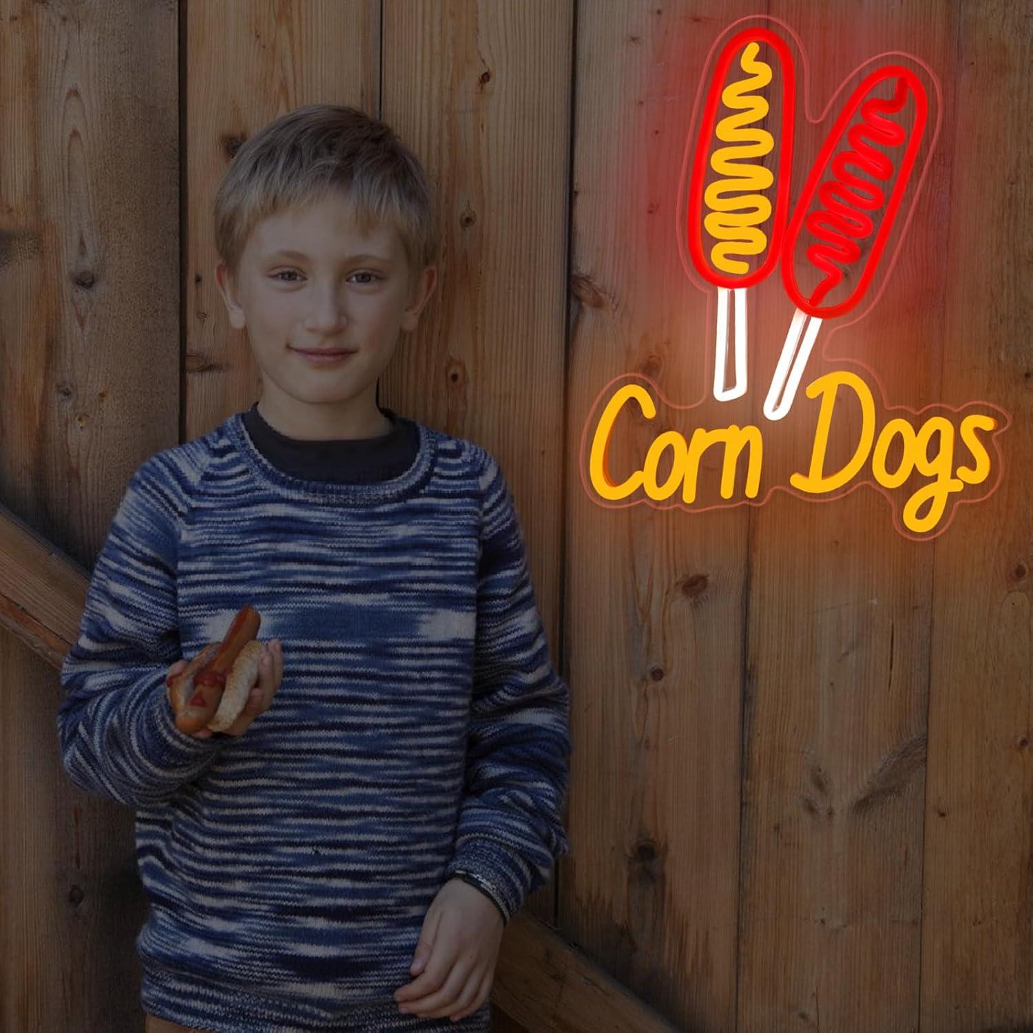Corn Dog Neon-Schild Snack USB – Wedding Lighting And Decor Bewertung und Preis
