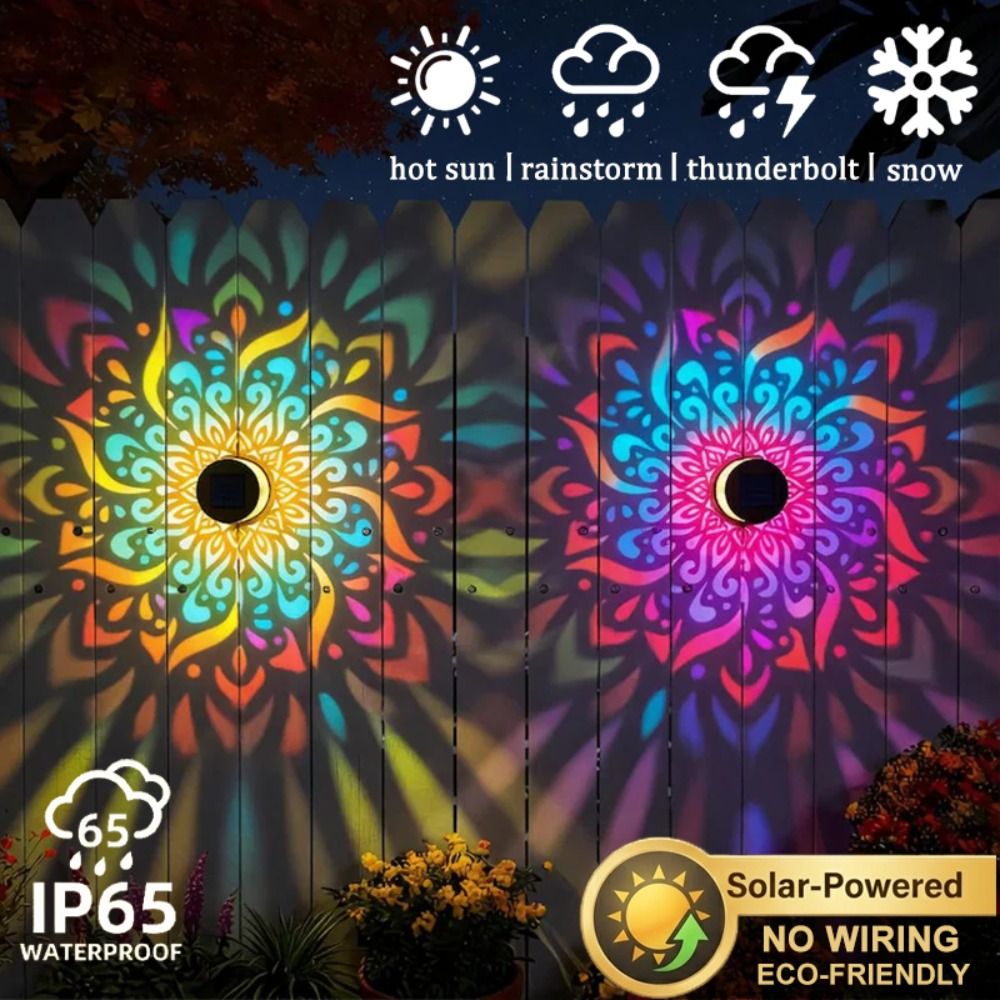 Sonnenblumen-Mandala Solar-Wan – Lighting Metal Wall Decor Bewertung und Preis