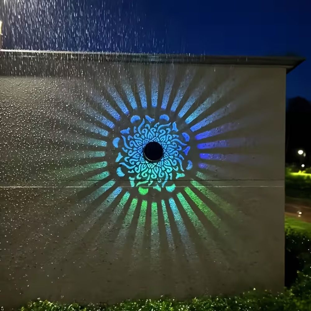 Sonnenblumen-Mandala Solar-Wan – Lighting Metal Wall Decor Bewertung und Preis